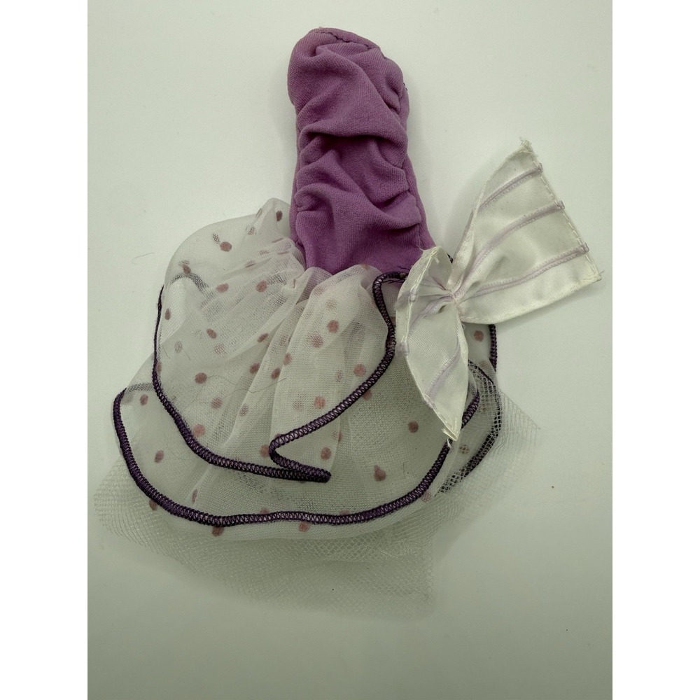 Vintage Barbie Dinner Date Fashions: 1988 Fashion #1304 Purple & White Outfit